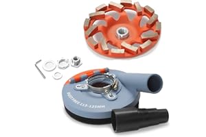 Diamantschleiftopf 125 Absaughaube Für Winkelschleifer + 2