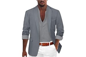 GENERISCH Sakko - Chaqueta de traje para hombre de verano ligera, corte regular, elegante, chaqueta de negocios, chaqueta para exteriores, chaqueta suave para traje regional, chaqueta moderna para boda,
