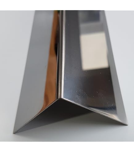2mm Edelstahlwinkel gleichschenklig 1.4301 Oberfläche gebürstet Länge 1000/1500/2000mm (25x25mm 2000mm Länge
