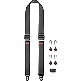 Peak Design Slide Lite, professionnelle pour appareil photo, Noir (SLL-BK-3)