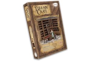 Mantic TerrainCrate: Biblioteca - Fantasy RPG Scenery - 16 pezzi in plastica - Età 3+