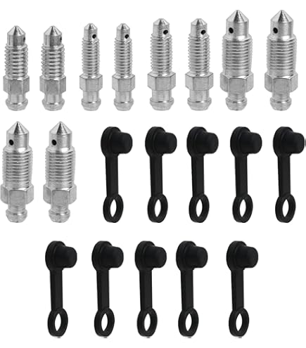 Viti Di Spurgo Banjo M10 X 1mm - 4 Pezzi Per Pinza Freno, Zincate, Con Tappo Antipolvere - Foto 7