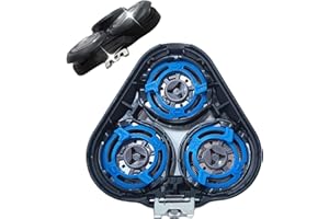 QHYSS SH50 Têtes De Rechange Compatibles avec Philips Rasoir Série 5000 - Compatible Boîtiers Ronds - Non Compatible Têtes Pentagones 5000/6000