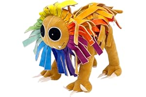 JUSJUBR Nightmare Critters Plush, Funny Chops Plushies, Realistic Horror Plushies Doll for Game Fans, present for Fans Kids Adults Birthday Christmas(Yellow)