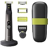 Philips OneBlade Pro 360 - Regolabarba, rasoio e bodygroom elettrico, 1 lama 360, 14 impostazioni di lunghezza, 1 kit Body, 1