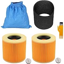 Kit Di 5 Testine Di Ricambio Spazzola Antipolvere Per Aspirapolvere Karcher MV2 A2004 A2024 WD2 WD3 WD3P DS 5500, 1*Spazzola, 1*Spazzola Rotonda, 1*Testina Di Aspirazione 2-in-1, 1*Testina Di