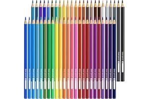 WISYOK Crayon de Couleur, 48 Couleurs Vives, Crayon de Coloriage Hexagonal, Crayon de Couleur Ergonomique, Crayon Papeterie Indispensable, Ideal pour Enfants - 48 Unité