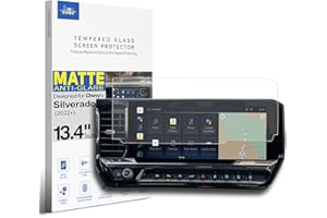 INNOSURE 13.4" Glass Screen Protector for (2022-2024) Chevrolet Chevy Silverado 1500 LT / RST / LT Trail Boss / ZR2 / LTZ / High Country, (2024) Silverado 2500 HD & 3500 HD LT / LTZ / High Country ZR2