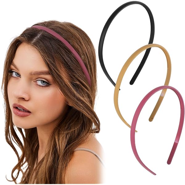 5er-Set Anti-Rutsch-Stirnbänder Für Damen – Elegante Haarreifen In 5 Farben