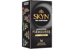 Skyn Préservatifs 100 Pour cent sans latex matière pour des sensations intenses, Naturelle, 14 unité (Lot de 1)
