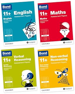 Bond 11+: English, Maths, Verbal Reasoning, Non-verbal Reasoning: Assessment Papers: 8-9 years Bundle