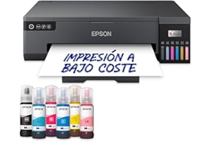 Epson EcoTank ET-18100, Impresora Fotográfica A3+ a 6 Colores, WiFi, Impresión en Tarjetas PVC, DNI, CD, DVD, Pantalla LCD, Mobile Printing, Depósito de Tinta Recargable