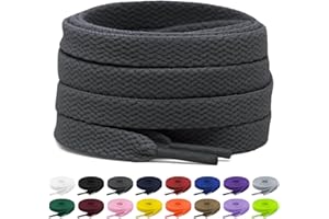 Shecret 2 Pares de Cordones, Cordones Planos de 8mm, Cordones Zapatillas Deporte Para Zapatillas Deportivas, Correr, Adultos, Niños, Poliéster