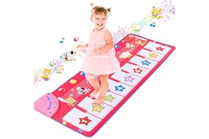 Gralal Jouet Enfant 1 2 3 Ans, Tapis Piano Musical Bébé Jeux Jouet Bebe 1 an Jouet Fille 1-5 Ans Cadeau Fille 1 2 3 4 Ans Jeux Enfant 1-5 Ans Cadeau Enfant 1 an 2 3 4 Ans Cadeaux de Noël Enfants