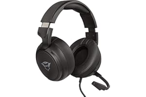 ‎TRUST GAMING Trust Gaming Headset GXT 433 mit Mikrofon für PS4, PS5, PC, Nintendo Switch, Xbox Series X, Xbox One - Pylo Kabelgebundene Gaming-Kopfhörer mit Geflechtkabel, 50 mm-Aktivlautsprecher - Schwarz