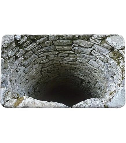 Tappeto 3D Optical Illusion – Effetto Abisso Infinito, Morbido Velluto Crystal, Antiscivolo, Per Soggiorno Camera Bagno Ingresso, 40x60 O 50x80 Cm
