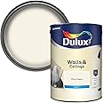 Dulux Walls and Ceilings Matt Emulsion Paint, Fine Cream, 5 Liters
