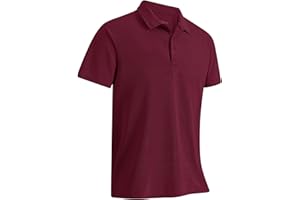 33,000ft Herren Poloshirt Golf Shirt UPF50+ Sonnenschutz Sommer Kurzarm Tshirts Schnelltrocknend Performance Sportshirt Outdoor Einfarbige Poloshirts für Männer zum Golfen Tennis