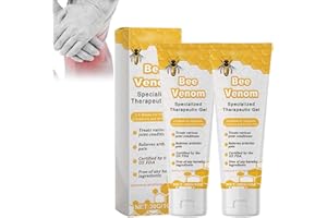 TETGSET Aeehfeng Bienengift Gelenktherapie Schmerzlinderungsgel, Aeehfeng Bienengift Gelb, Bee Venom Joint Therapy Schmerzlinderungsgel, Aeehfeng New Zealand Bee Venom Joint Relief Gel (2Stück)