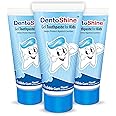 DentoShine Gel Toothpaste for Kids | Pack of 3 (3, Bubblegum)