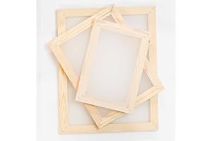 Hunt The Moon Wooden Screen Printing Frame, Fabric Wood, Large A3 90t