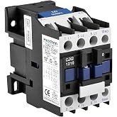 Heschen AC Contactor CJX2-1210 24V 50/60Hz Bobina 3P 3 polos normalmente abierto Ie 12A Ue 380V