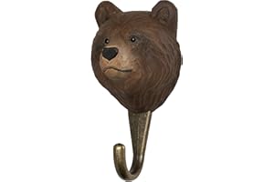 Wildlife Garden Deco Hook Braunbär