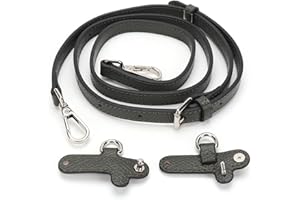 ZOLGINAH Correa para Mini Bolso Longchamp, Kit de Correa Cruzada de Cuero para Longchamp, Correas de Repuesto para Bolso Cruzado,Sin Perforaciones y Ajustable, Verde Bosque