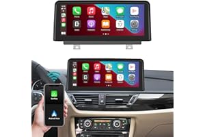 Ninetom Radio para automóvil Pantalla táctil de 10.25 Pulgadas para BMW X1 Serie E84 2009-2015 con Sistema CIC, Compatible con Apple CarPlay/Android Auto/Mirrorlink/Navegación