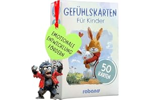 50 Gefühlskarten für Kinder - Sozial-emotionale Entwicklung fördern - Für Kindergarten & Grundschule - Emotionskarten, Gefühlsmonster Karten als Routine