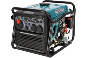 K&S KÖNNER&SÖHNEN Générateur onduleur (inverter) à gaz/essence de TM Könner & Söhnen KS 4100iEG. Puissance max 4 kW, affichage LED, mode économie, enroulement en cuivre, protection contre les surcharges, moteur EURO V