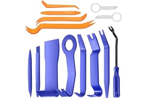 ‎FLINTRONIC flintronic Auto Zierleistenkeile, 14 Stück Hebelwerkzeug Auto Set, Demontage Werkzeug Innenraum Verkleidung, Werkzeug für Fahrzeug Innen Verkleidung Reparatur Zierleisten Keil Clip Löser