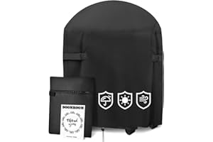 DOOMROOM Housse Barbecue, Housse Barbecue Exterieur, 420D Oxford Protection BBQ à Gaz, Couverture de Grill Anti-Vent/Anti-UV/Anti-l'eau/Anti-l'Humidité/Antipoussière (420D- 77x90cm)