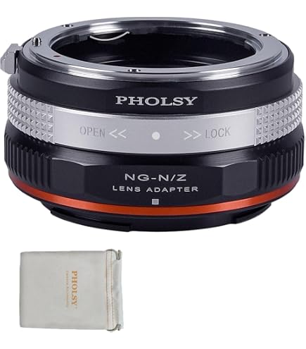 Bague D'adaptation D'objectif Tamron Vers Nikon AI - Alliage D'aluminium, Mise Au Point Manuelle - Compatible D3300, D7200, D90, D5200