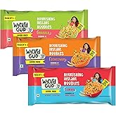 WickedGud Nourishing Instant Noodles Range | No Maida | No Oil | No MSG | High Protein | High Fibre | Cholesterol Free, 720 Grams