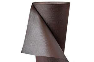 WUEFFE Telo Professionale Pacciamatura 70 g/m² - Resistente allo Strappo - 3 Altezze e Taglio a Misura - Telo Marrone Tessuto Non Tessuto Drenante (h. 0,6 mt., L. 10 mt.)