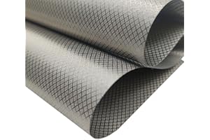 KSQP EMF Blocker Material Faraday Fabric-emi RFID/RF Shielding Material Fabric Anti-Radiation RF Blocking Material EMI Shielding for RF,EMI,WiFi,Military Grade Tent Fabric,Blanket,silver-8m