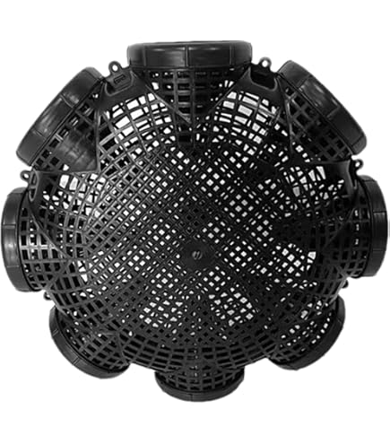 Nasse à Poissons Portative En Plastique - Pour Crabes, Anguilles, écrevisses, Avec Corde Nylon 6m, Idéale Lacs Et étangs