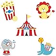 Pretty UR Party Carnival Theme Paper Cutouts for Birthday Parties, Party Supplies décor, Birthday Party Decoration Cut-Outs (10 pcs)