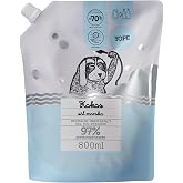 YOPE Refill Moisturizing Shower Gel, Coconut and Sea Salt, pH Neutral, 800 | Vegan Formula with 93% Natural Ingredients, Gent