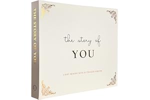 OMNI & ORI Inspirational Baby Journal & Memory Book Keepsake - Cream & Gold Luxury Design, 172 Pages for 4x6 & 5x7 Photos - Perfect Photo Album for Baby Shower Gifts