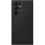 Samsung Smart Clear View Cover Custodia con finestra di visione per Galaxy S22 Ultra 5G, Nero