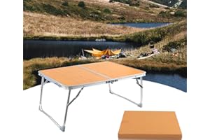 CZ-XING Folding Camping Table, Portable Small Folding Table Adjustable Legs for Outdoor Picnic Beach, Indoor Computer Table, for Party Home Office Garden Coffe
