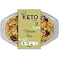 Keto Chef Instant Chilled Meals - Konjac Vegan & Low Calorie, High in Protein, Microwavable Meal | Ready to Eat Meal Pack of 4 (370g) (Mexican Rice)