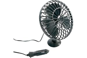 ‎CARPOINT Carpoint 0510019 Ventilator mit Saugnapf 12V, Schwarz