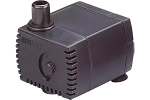 CROCI Amtra Stream 230 - Pompa sommergibile per acquario, portata d'acqua regolabile, 230 lt/h - 1,9W - 230v, per Fontanella Gatti, Laghetti e Fontane