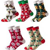 BRUBAKER 3 Paia Di Calzini Natalizi - Calzini Divertenti Con Motivi Natalizi Cotone Uomo E Donna Regalo Di Natale Calzini Unisex In Cotone Taglia Unica Chillin With My Snowmies Pinguini E 129622649