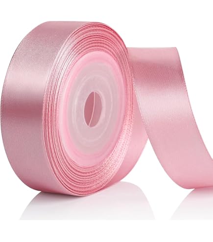 Furlanis - Nastro Doppio Raso, Tessuto Italiano - Fuxia Peonia, 6 mm x 100 m