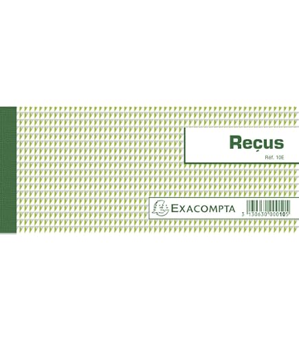 ELVE 24848 Bloc Quittances Loyer Papier Chèque Amagnétique 102 X 270 Mm - Papier Blanc