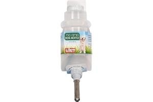 Lixit Top Fill - Botellas de Agua sin Goteo para Perros (32 onzas líquidas (Paquete de 1), Color Blanco